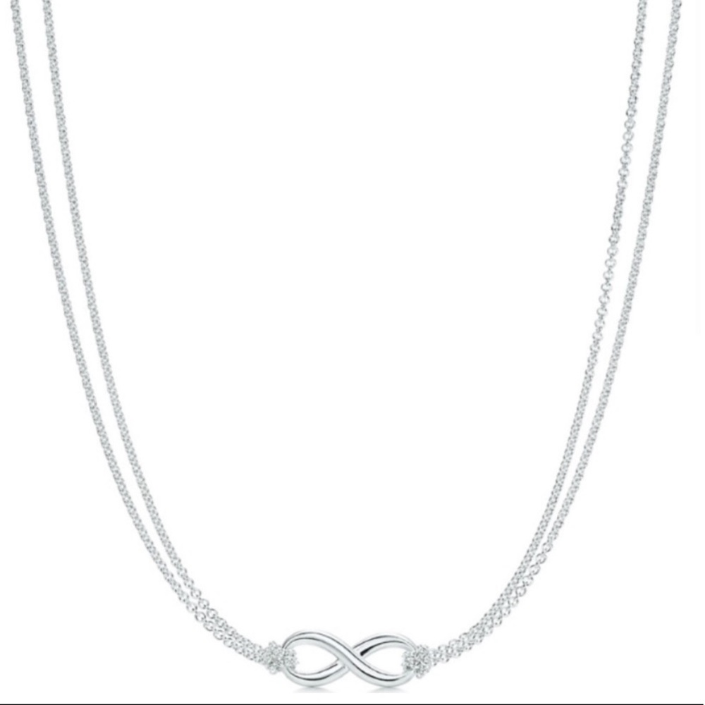 Tiffany & Co. Sterling Silver Infinity Necklace